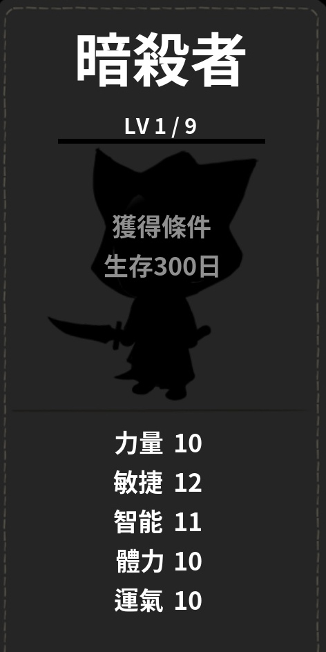 暗殺者-未解鎖