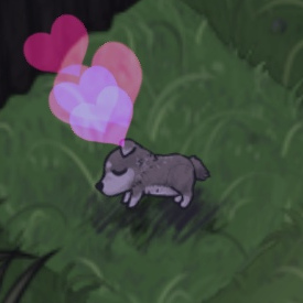 剛被馴服的小狼